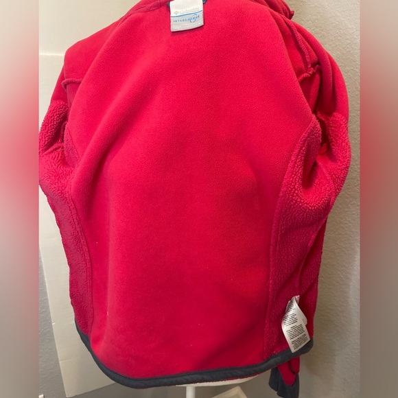 Columbia Full Zip Hooded Jacket Youth Size Large Hot Pink - Picture 13 of 16